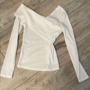 Elegant Off-Shoulder White Top